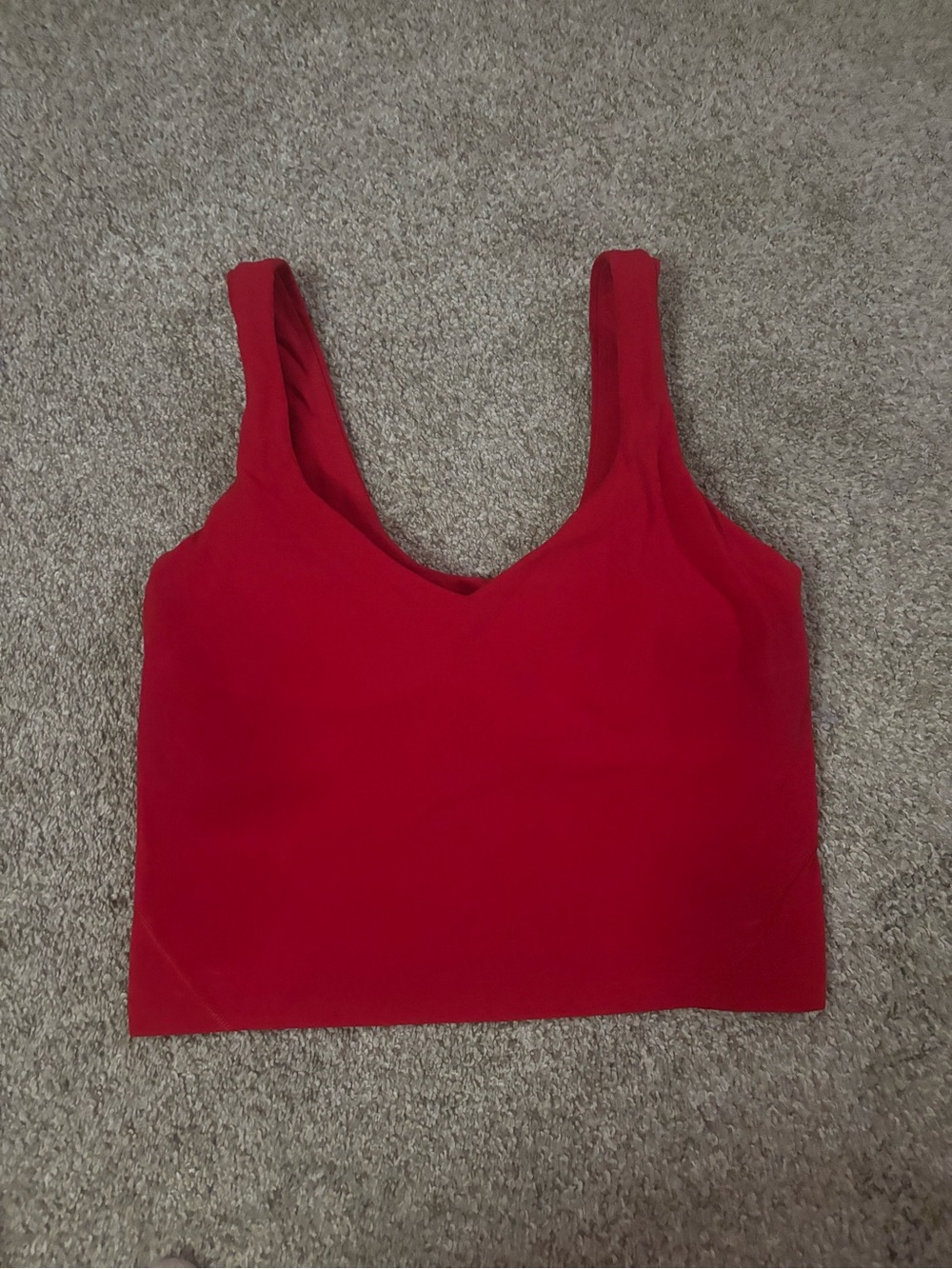 Lululemon Red Align Tank size 6